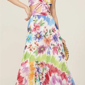 PatBo Bloom Cut-Out Maxi Dress